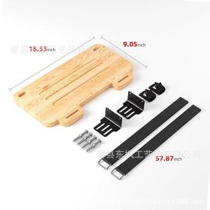 Wooden Stroller <b>Stand</b> Detachable Camping Cart Accessory Solid Wood Platform For Kids Step - Product Image 4