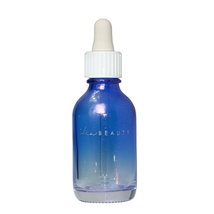 Décoration personnalisée Flacons compte-gouttes en verre de 30ml bleu dégradé pour soins de la peau pour sérum vitaminé et huile d'essence - Product Image 1
