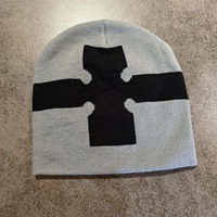 Gorro de punto jacquard estilo hip-hop americano, unisex, cálido, personalizado, para rap y danza urbana, ajustable.