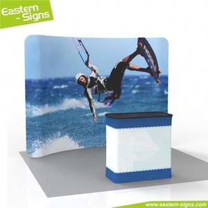 Diseño personalizado de tela de impresión de publicidad plegable exposición cabina contratista - Product Image 6
