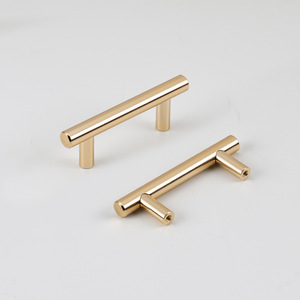 Innovative GQK Home Decor Gold Color Zinc Alloy Brass <b>Door</b> <b>Pull</b> <b>Handle</b> New Listing Selling Well for Kitchen Cabinets & Dressers - Product Image 2