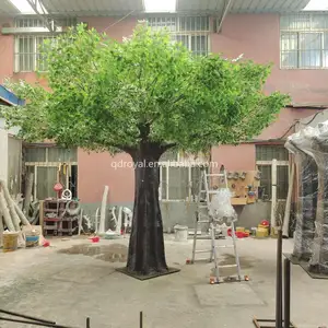 Продажа с завода, большое наружное искусственное дерево баньян, тематический парк, искусственное растение для украшения