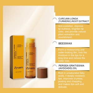 <span class=keywords><strong>Baume</strong></span> à lèvres naturel à marque privée, hydratant et nourrissant pour usage quotidien, brillant, 5g, aux herbes, curcuma et <span class=keywords><strong>citron</strong></span> - Product Image 3