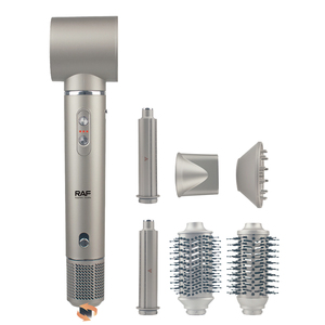 RAF 1300W Hot Air <b>Brush</b> Set With Rapid <b>Heating</b> NTC Constant Temperature Airflow Control 360 Swivel Cord for Versatile Styling - Product Image 1