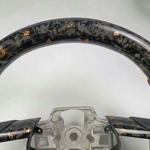 Volant de voiture en fibre de carbone forgée pour Ford <span class=keywords><strong>Mustang</strong></span> S550 2015-2023 5.0L <span class=keywords><strong>GT</strong></span> <span class=keywords><strong>V8</strong></span> 350 500 Shelby Mach 1 RTR Pièces de voiture personnalisées - Product Image 6