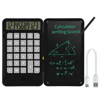 Newyes 12 Digits Memo Pad Digital Notepad Drawing Board Electronic Writing Tablet Calculator