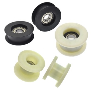 Naylon kasnak tekerlekler plastik rulo tekerlek plastik naylon kasnak tekerlek H oluklu role zincir geçiş rayı kasnak ID 15MM - Product Image 5