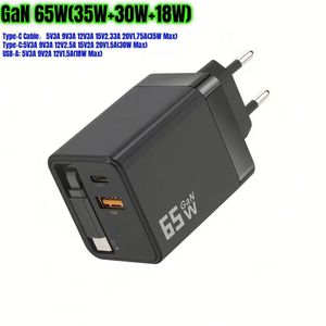Chargeur USB-C GaN 65W pour Phone 15 16 Pro Max, chargeur rapide PPS USB-C pour S21/S20/S10, Note 20 - Product Image 4