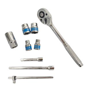 Kit d'outils multifonctions en aluminium, 24 pièces, clé à douille à cliquet en fer, boîte à outils, ensembles d'outils à main - Product Image 3