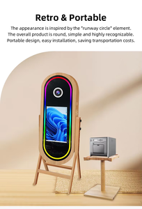Nuovo Modello 2025: Cabina Fotografica in Legno per <span class=keywords><strong>Foto</strong></span> <span class=keywords><strong>di</strong></span> <span class=keywords><strong>Gruppo</strong></span> con Fotocamera e SLR, Compatibile con Più Persone, Studio Fotografico - Product Image 3