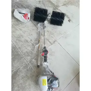 Tennis Court Artificial lawn garbage cleaner equipment Two stroke portable gasoline carding machine