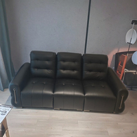 Boloni Home Öko-Echtleder Modulare Wohnzimmer-Sofagarnituren Vollständig Konvertierbare Möbel Massivholzrahmen-Sofa für Villen