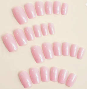 24 pièces/ensemble, <span class=keywords><strong>faux</strong></span> <span class=keywords><strong>ongles</strong></span> courts carrés en ABS blancs à motifs de cœurs mignons, pour femmes, <span class=keywords><strong>mariée</strong></span>, Y2K, fournitures pour <span class=keywords><strong>ongles</strong></span> pressés pour les doigts - Product Image 2