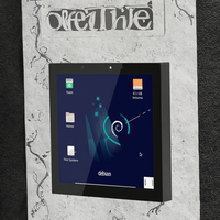 Portworld DC12V 4 inç RK3566 dört çekirdekli IPS kapasitif dokunmatik ekran akıllı ev Tuya Android/Linux Tablet