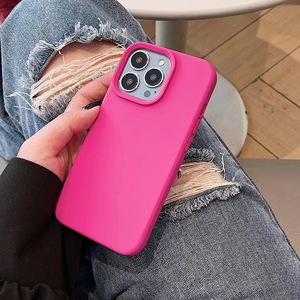 Funda de silicona a precio de fábrica, funda de teléfono de silicona sólida antiarañazos para iPhone 15 pro Max - Product Image 4