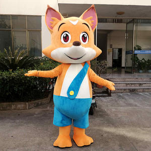 Traje de Mascota de dibujos animados de zorro de diseño personalizado de alta calidad OEM traje de animal de empresa para adultos para fiestas - Product Image 3
