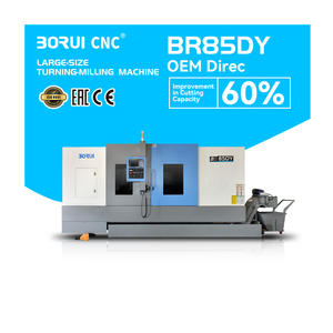 מחרטת CNC בעלת מיטה משופעת, דיוק גבוה, עם צ'אק הידראולי מסוג BR85-2000, זרוע הידראולית, מערכת סימנס פאנוק וג'י.אס.קיי. - Product Image 1
