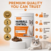 Waylemo Hairball Aid Soft Chews pour chats – Fibres de psyllium pour la santé digestive, la peau et le pelage, la santé urinaire – Vente en gros OEM