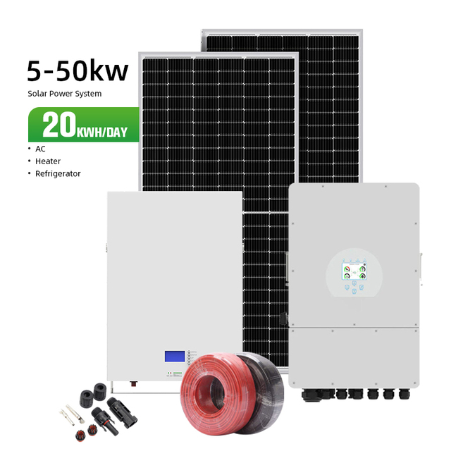 Modern Design 5kw 10kw Solar System Kit Life4po Battery Solar Panel Mounting System