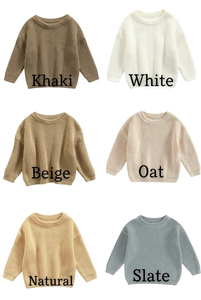 Bé Cá Nhân Lễ Tạ Ơn Áo Len Trẻ Em Tên Thêu Lễ Tạ Ơn Trang Phục Tùy Chỉnh Phù Hợp Với Anh Em Áo Len Kỳ Nghỉ - Product Image 3