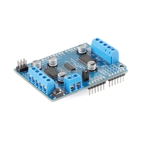 Modul Papan Ekspansi Penggerak Servo Pelindung Kontrol Motor Stepper DC L293D Baru Asli untuk Arduino Mega2560 2/4 Saluran R3 L293