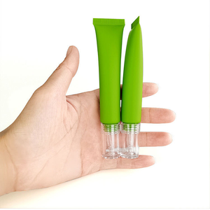 Tubo in plastica da 10ml 15ml 20ml con tappo a goccia, flacone cosmetico spremibile per crema contorno occhi - Product Image 4