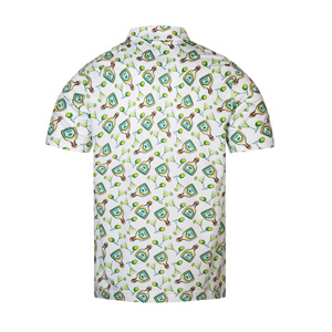 Wholesale Green Men's Cocktail Print <b>Golf</b> Polo <b>Shirt</b> <b>Funny</b> Novelty Pattern Quick Dry Moisture Wicking Short Sleeve Sportswear - Product Image 5