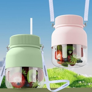 Nouveau Mixeur Portable d'Extérieur Rechargeable USB Multifonctionnel pour Jus Frais et Smoothies, Sans Fil, avec Paille - Product Image 2