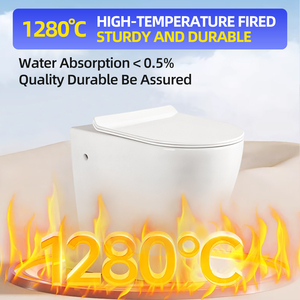Manufacture Custom P-trap Wall Hung Square Bathroom Dual Flush One Piece Ceramic Wc Toilet - Product Image 4