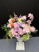 Boule de fleurs artificielles de qualité supérieure, rose, orange, colorée, arrangement floral pour la décoration de table de mariage
