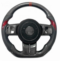Volante Personalizado de Fibra de Carbono Real para Jeep Wrangler JK JL Grand Cherokee SRT8 WK2 2011-2017, Mejora Interior Deportiva en Cuero