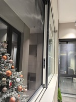 Раздвижная оконная система с 6 направляющими, плавающая, усиленная, из алюминиевого сплава, сертифицированная CE, с двойным остеклением, с терморазрывом, энергоэффективная