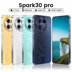 Nueva llegada Spark 30 <span class=keywords><strong>Pro</strong></span> 7,3 pantalla Amoled 16GB + 1TB Techno gran memoria versión global teléfono inteligente con alta calidad - Product Image 3