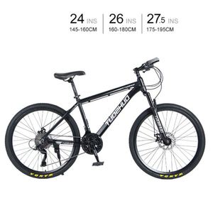 Vélo de montagne pour hommes - 26 pouces, double suspension, Dirt Jumper, VTT pour la conduite hors route et sur sentier |   Cadre en aluminium/acier haute performance - Product Image 3