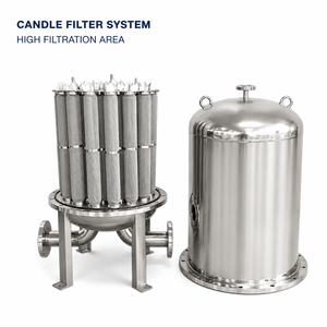 Nouvel équipement <span class=keywords><strong>de</strong></span> filtration à haut débit avec filtre à bougie multi-éléments et panier filtrant en acier inoxydable pour la production pétrochimique d'huile et <span class=keywords><strong>de</strong></span> gaz - Product Image 1