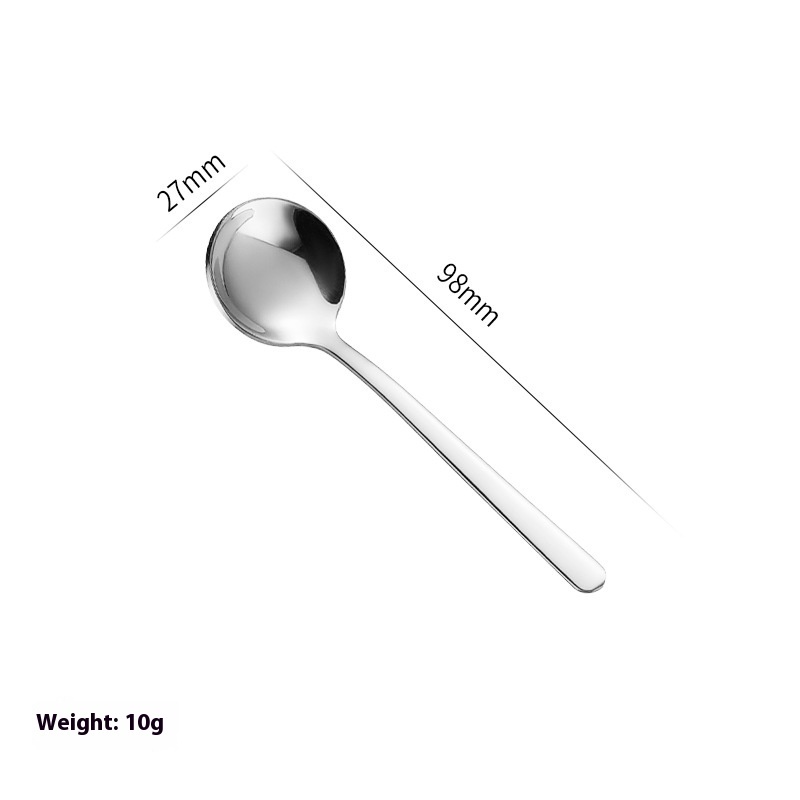 Mini Golden 304 Stainless Steel Spoon Modern Design Small Size Dessert Honey Ice Cream Seasoning Parties 10CM Mini Coffee Spoon · image 6