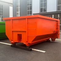 Vente directe - Conteneur à déchets en acier au carbone de 40 yards de bonne qualité pour chantier de construction