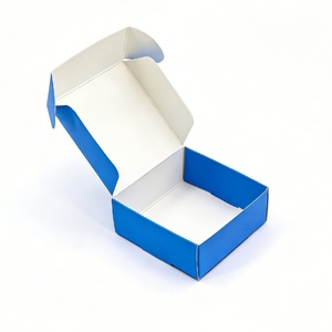 Wholesale Custom Luxury Blue Floral Folding Gift Box Gold Foil <b>Wedding</b> Gift Packaging - Product Image 6