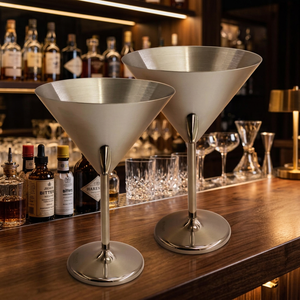 Copa de Martini de acero inoxidable, copa de champán de lujo, para Bar, fiesta, boda, Color cobre - Product Image 1