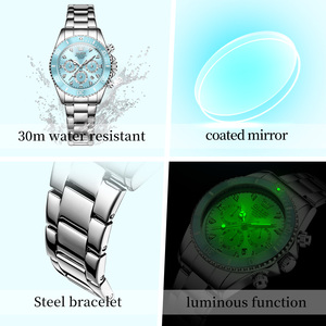 <span class=keywords><strong>Montre</strong></span> à quartz Olevs 5632 pour <span class=keywords><strong>femme</strong></span>, mode sport, chronographe, calendrier lumineux, logo diamant, alliage 18 mm, multifonctionnelle, cadeau - Product Image 6