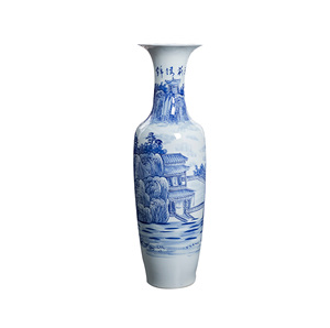 Jingdezhen Home Decors Ceramics Customized <strong>Chinese</strong> Ceramic Floor Flower <strong>Vase</strong> Big Size <strong>Vase</strong> Floor to Ceiling Porcelain <strong>Vase</strong> - Product Image 2