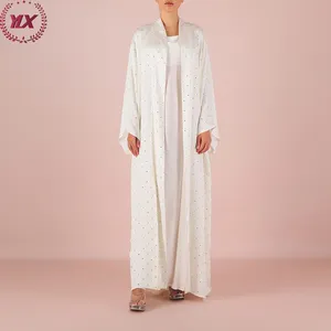 Personnalisé Ouvert Usine Vente En Gros Abaya Islam Vêtements Jalabiya Au Royaume-Uni Simpel Plissé Marocain Modeste Abaya Pour 2023 Dubaï Femmes