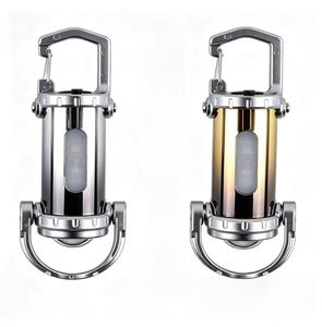 Mini <b>LED</b> Camping Lantern Keychain <b>Light</b>, <b>USB</b> Rechargeable Portable Emergency <b>Light</b>, <b>LED</b> Flashlight for Camping Hiking - Product Image 1