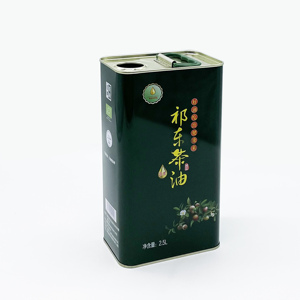 Lata de hojalata vacía de 2.5 litros, apta para uso alimentario, forma rectangular, para envasado de aceite comestible, certificación ROHS, logotipo personalizado, impresión offset - Product Image 3