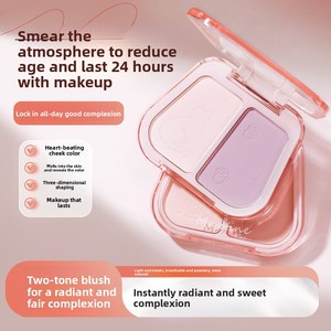 Blush Bicolore Sweetheart Meow, Finitura Naturale Opaca, Tonalità Bianco Espansione e Contrazione, Polvere Viola a Bassa Saturazione, Formato Regolare 5g - Product Image 3