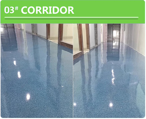 Epoxy sơn phủ chất lỏng bàn chải ứng dụng sàn trong nhà sơn màu cát đầy màu sắc sơn Epoxy cho sàn - Product Image 3