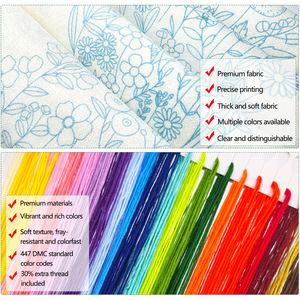 Kit <span class=keywords><strong>de</strong></span> <span class=keywords><strong>Punto</strong></span> <span class=keywords><strong>de</strong></span> <span class=keywords><strong>Cruz</strong></span> para Principiantes al por Mayor, Patrón <span class=keywords><strong>de</strong></span> <span class=keywords><strong>Mariposa</strong></span>, Bordado Estampado, Regalo para Ella, Decoración <span class=keywords><strong>de</strong></span> Pared Estilo Boho para Habitación - Product Image 6