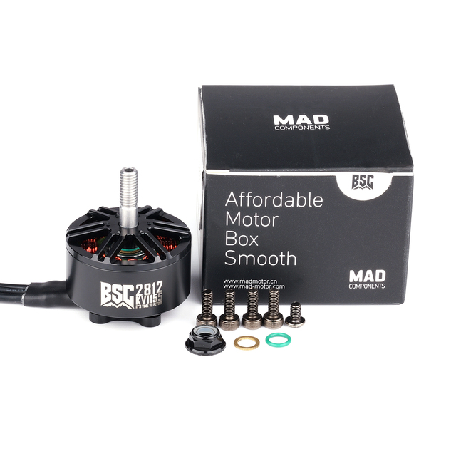 MAD BSC2812 FPV Racing Brushless Motor Drone Motor for 8-9 Inch Long-Range Drone Frame Brushless ESC Lipo Battery Drone Parts