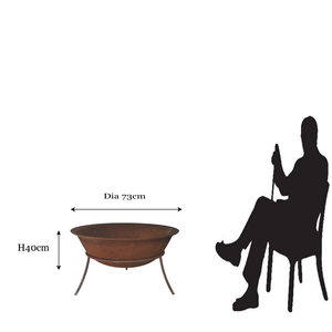 Barbecue <span class=keywords><strong>Plancha</strong></span> en Acier Certifié Facile à Nettoyer pour l'Extérieur, Foyer Extérieur Personnalisé pour Jardin - Product Image 3