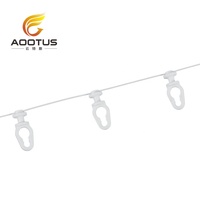 Porte-rideau pliable en forme de S, élégant et facile à utiliser, livraison gratuite, prix d'usine